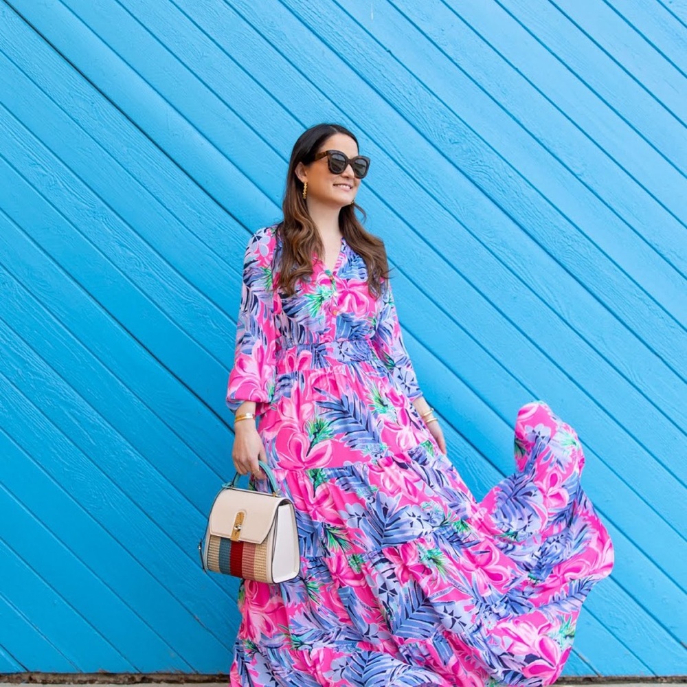 lilly pulitzer Pauline maxi dress 2021 summer collection